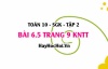 Bài 6.5 trang 9 Toán 10 tập 2 Kết nối tri thức